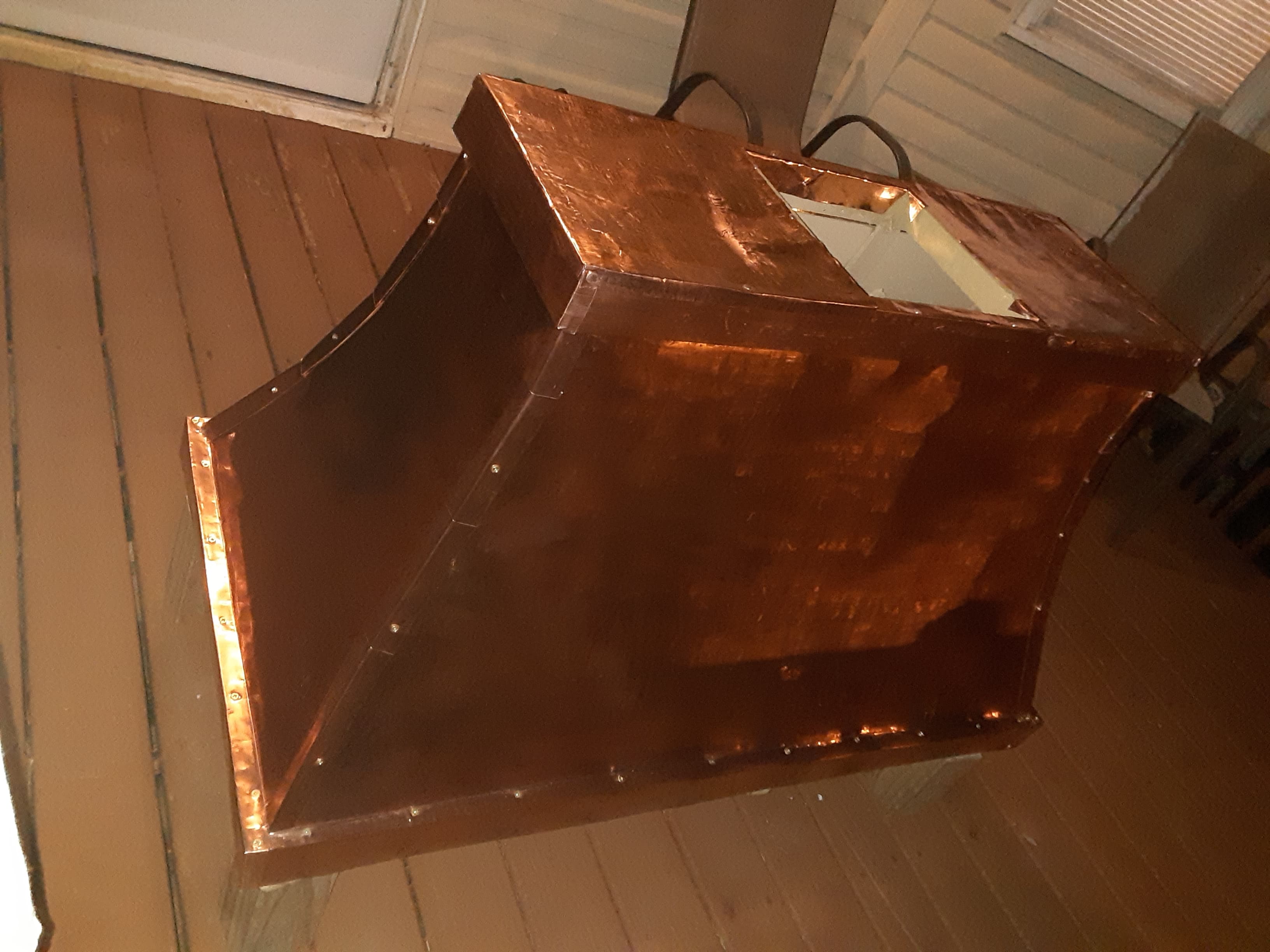 Custom Copper Chimney Shroud