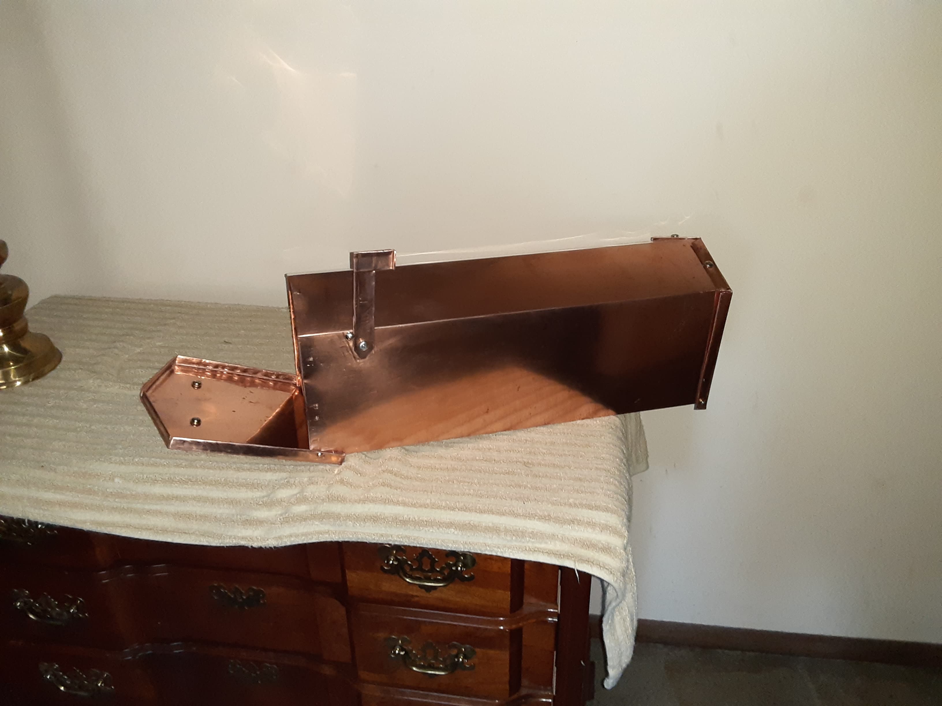 Custom Mailbox — Rear View