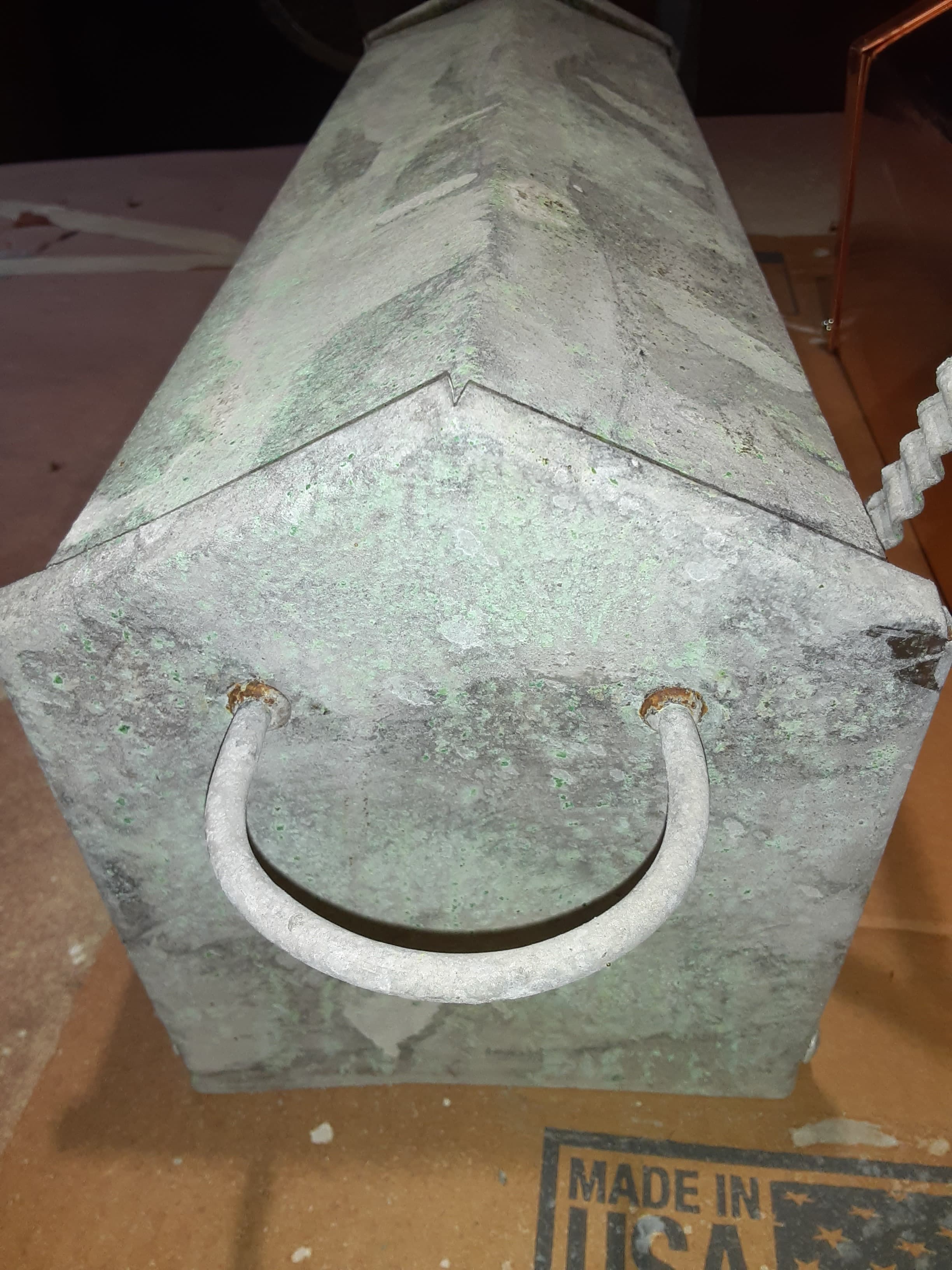 Patina Mailbox Detail